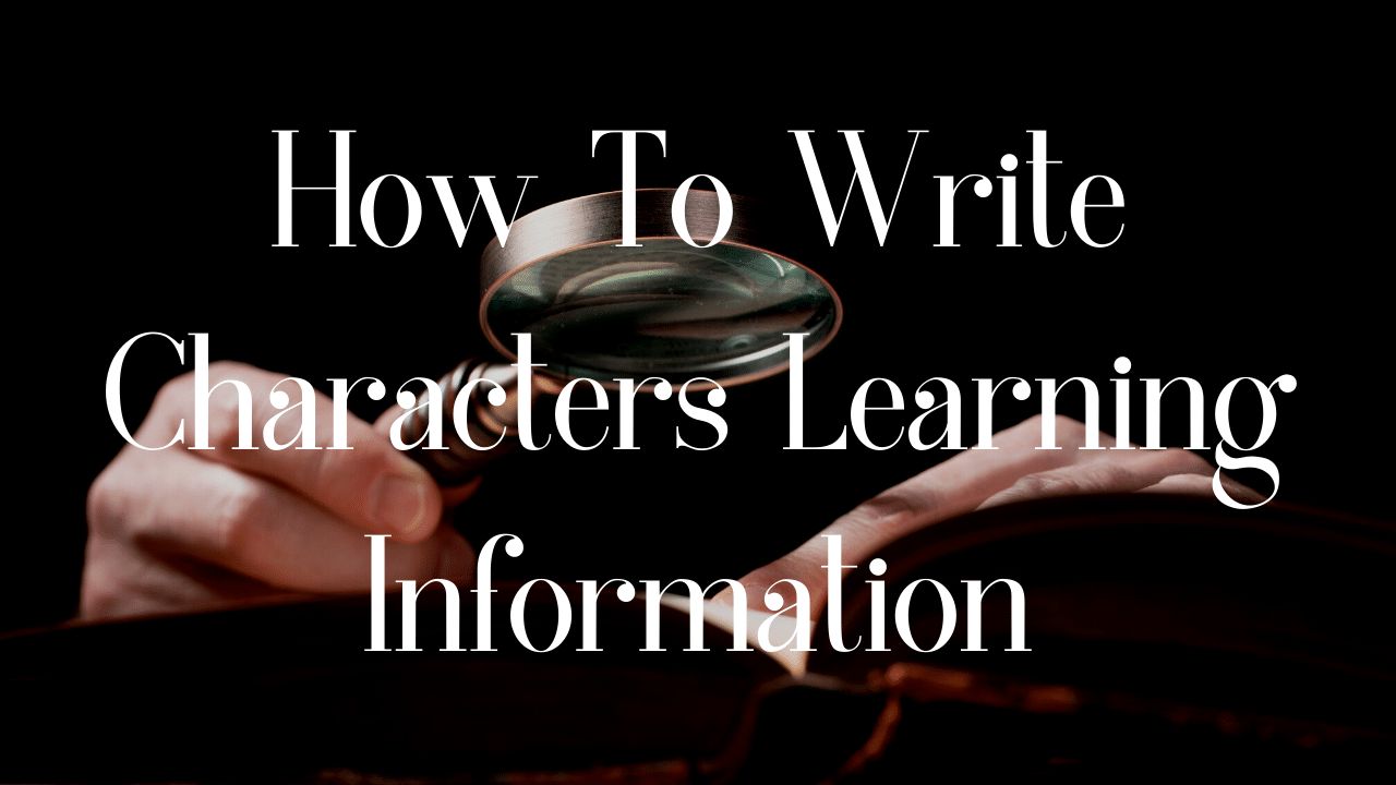 How To Write Characters Learning Information