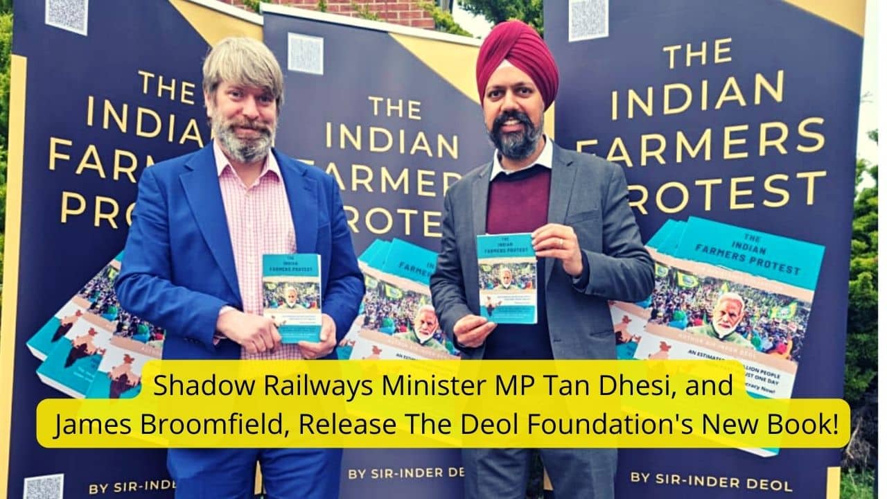 Shadow Railways Minister MP Tan Dhesi and James Broomfield Release The Deol Foundations New Book